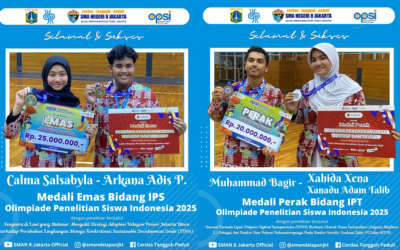 SMAN 8 Jakarta di OPSI 2025 berhasil meraih Medali Emas dan Perak